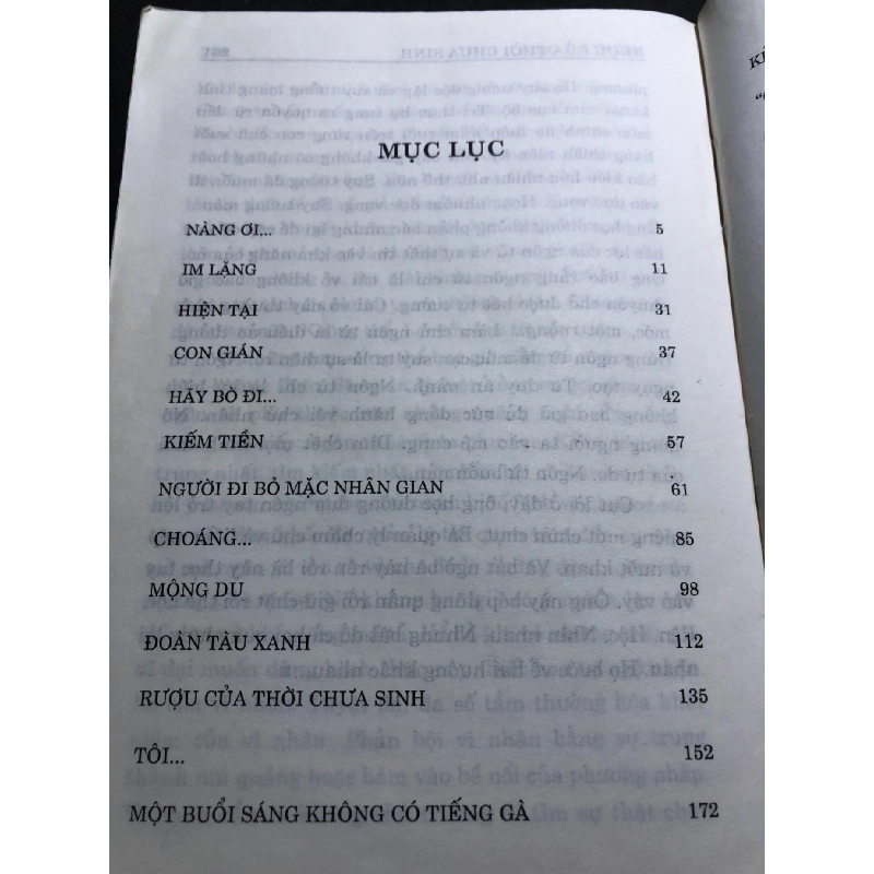 Rượu của thời chưa sinh mới 70% ố vàng có dấu mộc và viết nhẹ trang đầu 2007 Đào Bá Đoàn HPB0906 SÁCH VĂN HỌC 914883
