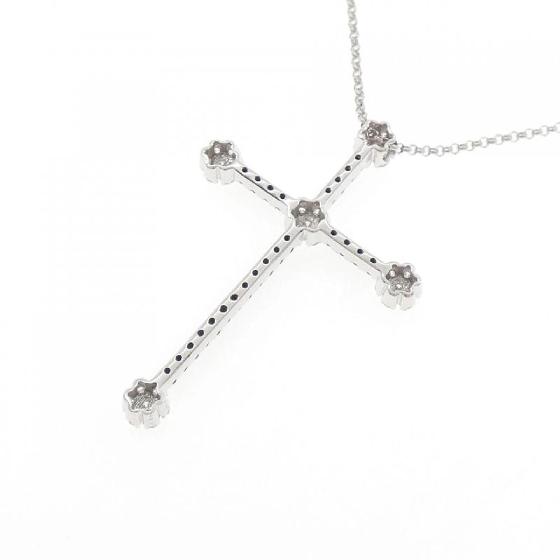 Ponte Vecchio Dây chuyền kim cương chéo 0.55CT - Hàng hiệu Authentic 840881