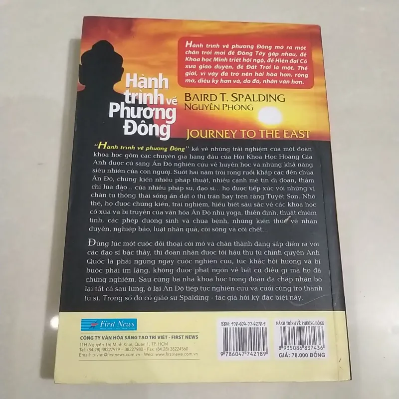 Sách Cũ - Hành trình về Phương Đông 1048582