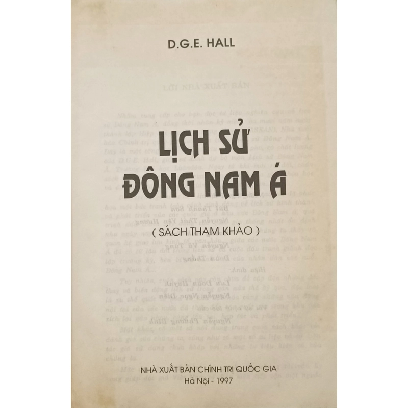 Lịch sử Đông Nam Á (D. G. E. Hall) 191952