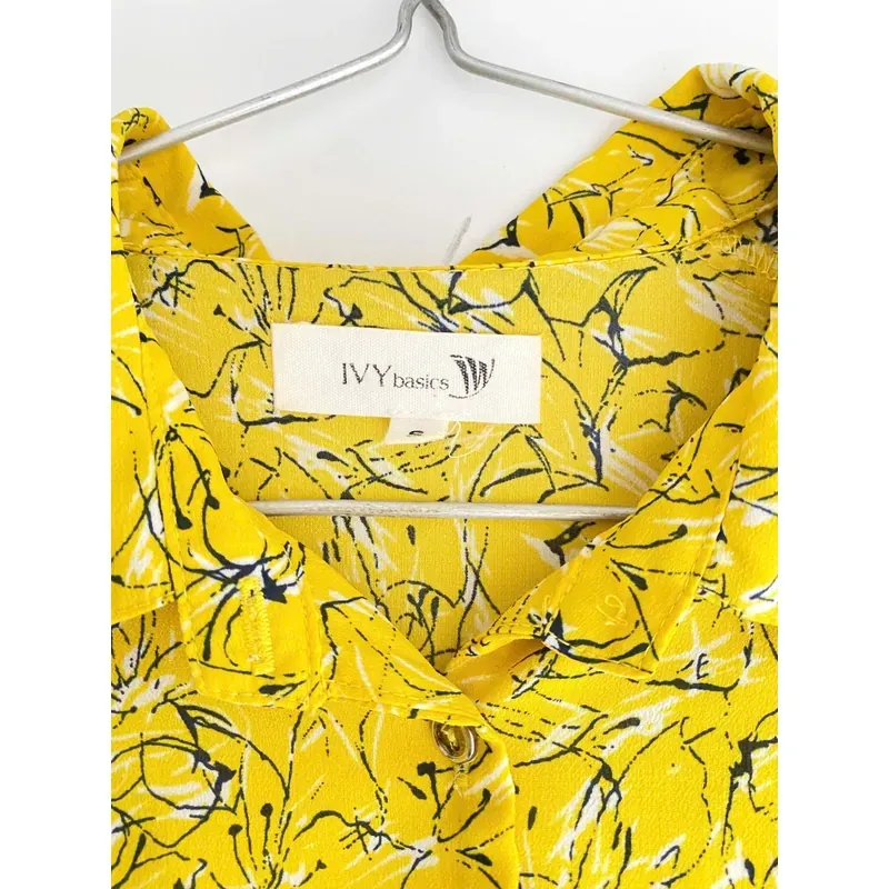 MỚI 98%***IVY MODA* ÁO SƠ MI CROPTOP DÀI TAY* CHẤT ĐẸP, MÁT, MỚI 90%* TẶNG QUÀ 0Đ FS 588222