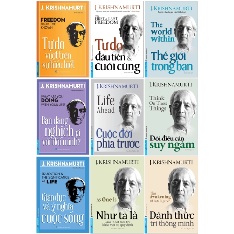Combo Sách Của Jiddu Krishnamurti (Bộ 9 Cuốn) - J. Krishnamurti 743584
