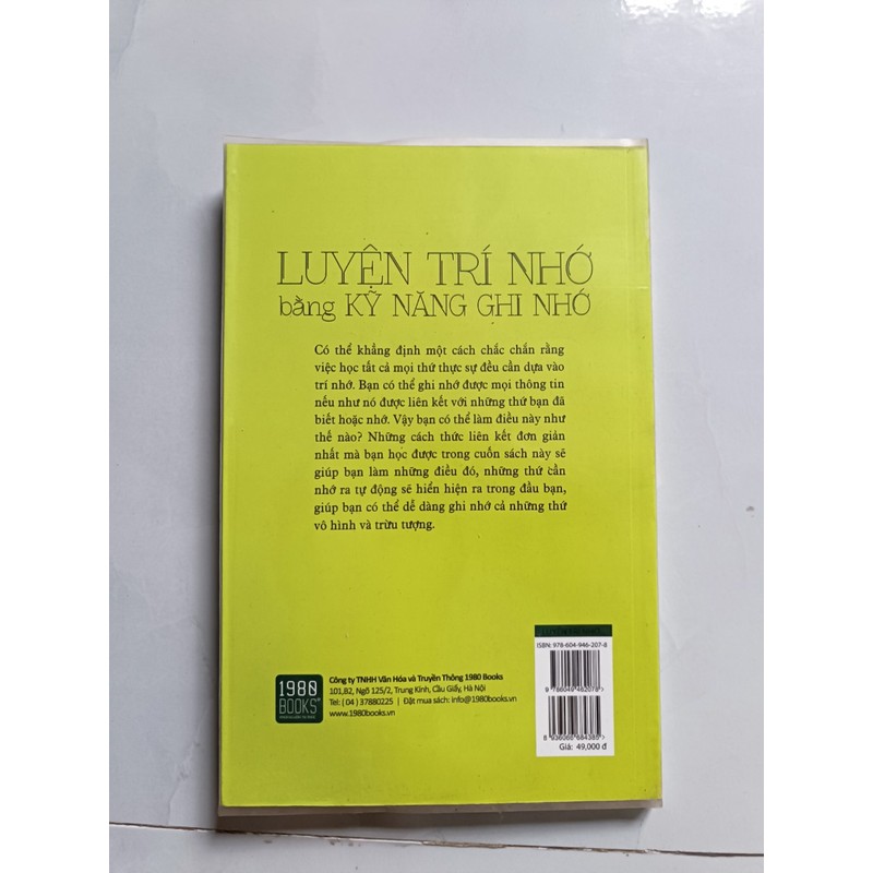 Combo Luyện trí nhớ bằng kỹ năng ghi nhớ + Cải thiện trí nhớ chỉ trong 7 ngày (mới 99%) 150202