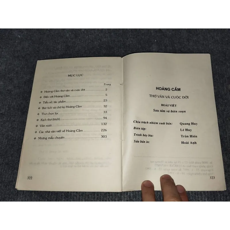 HOÀNG CẦM THƠ VĂN VÀ CUỘC ĐỜI 957894