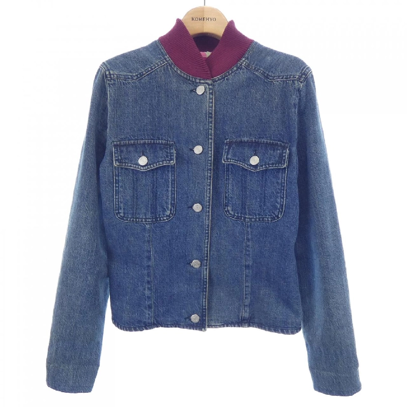 【Mã giảm giá】【Cổ điển】Áo khoác denim CHANEL 635523