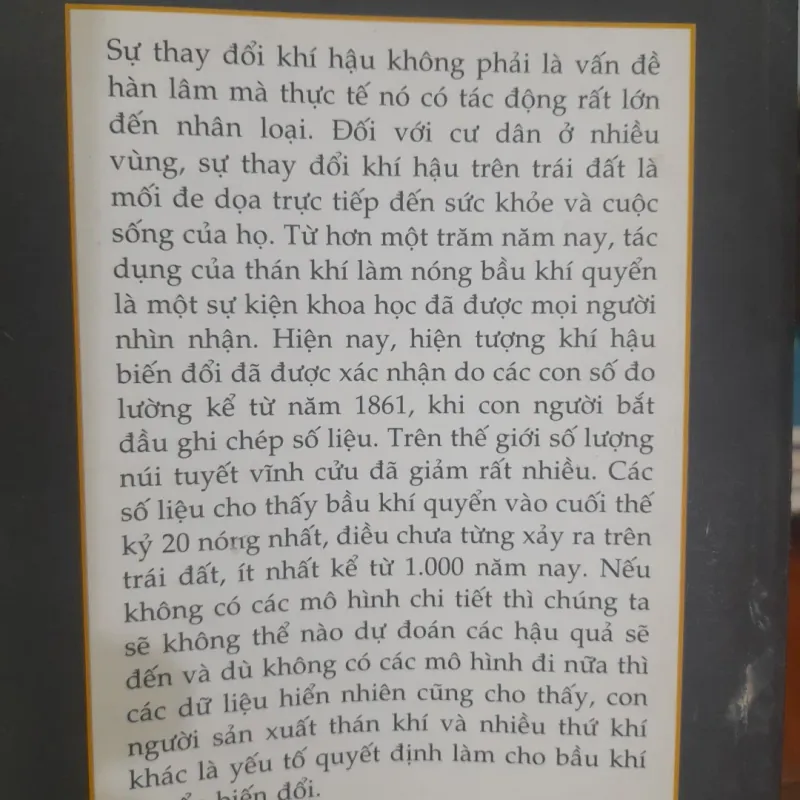 KHÍ HẬU BIẾN ĐỔI, thảm kịch vô tiền khoáng hậu 1021130