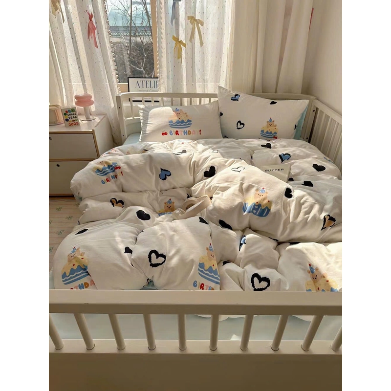 Set 4 món chăn ga gối cotton cloud 469594