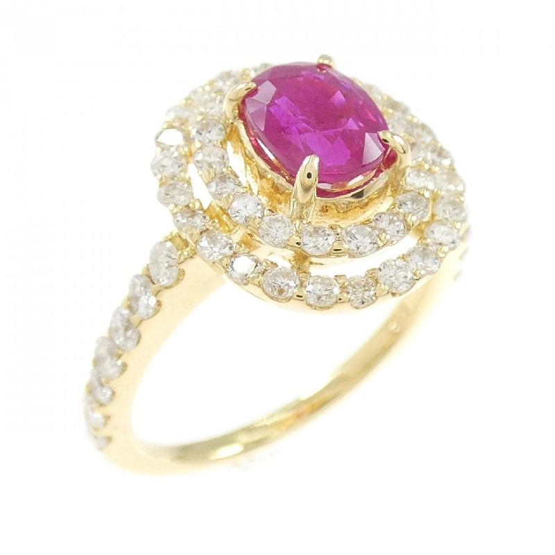 Nhẫn Ruby K18YG 1.146CT 667336