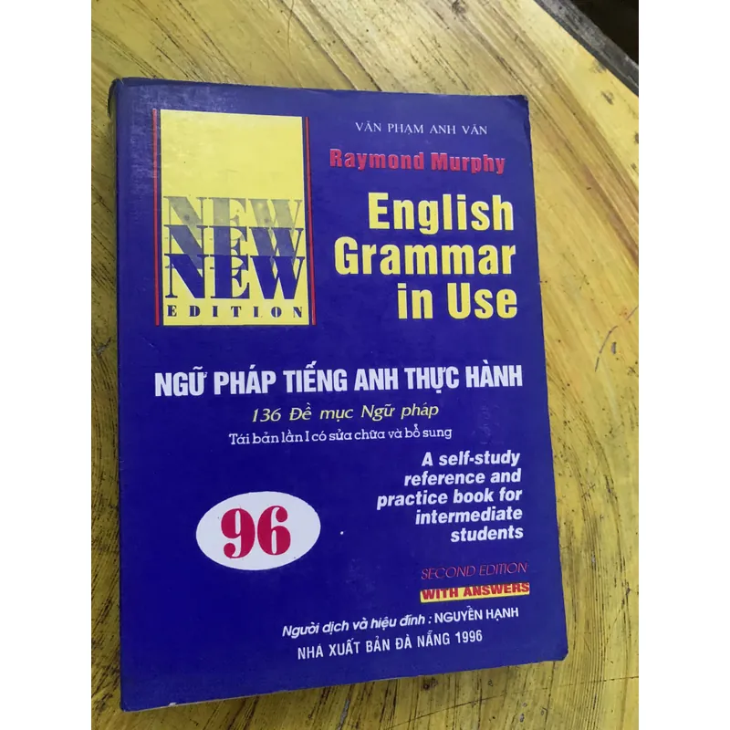 ENGLISH GRAMMAR IN USE NGỮ PHÁP TIẾNG ANH THỰC HÀNH 136 đề mục ngữ pháp 737692
