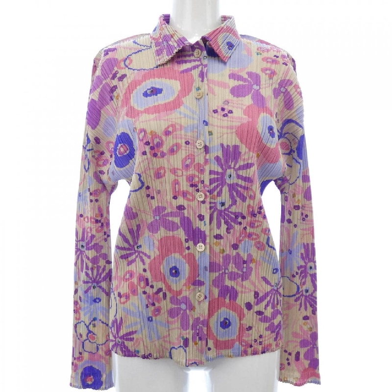 【Mã giảm giá】Áo sơ mi PLEATS PLEASE 645629