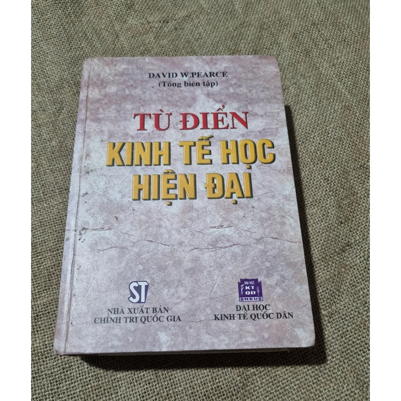 Từ điển kinh tế học hiện đại | David William Pearce 327120