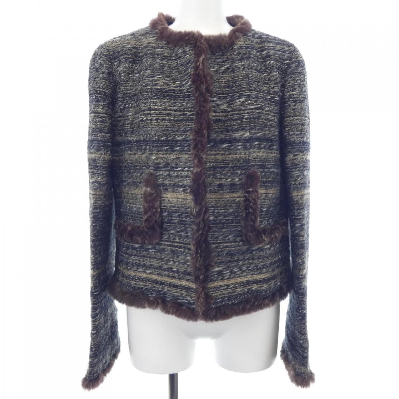 CHANEL P26746V17014 05A. Áo khoác không cổ - Hàng hiệu Chính hãng 822464