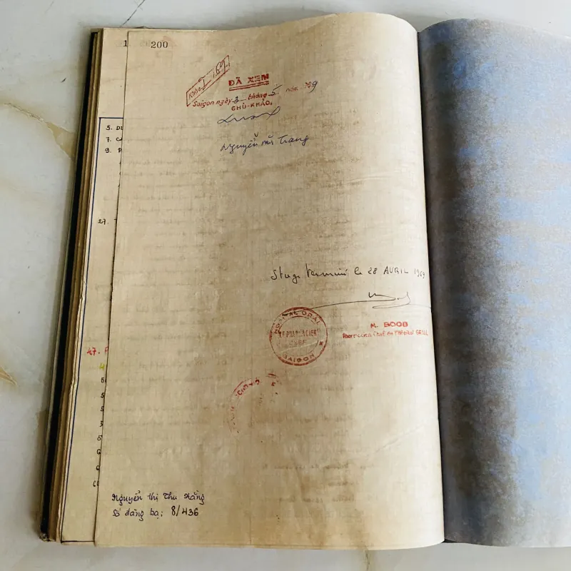 Sổ dược khoa viết tay (1969) 1013337