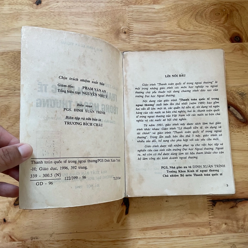 II Giáo Trình: Thanh Toán Quốc Tế Trong Ngoại Thương - PGS. Đinh Xuân Trình - 1996 492691