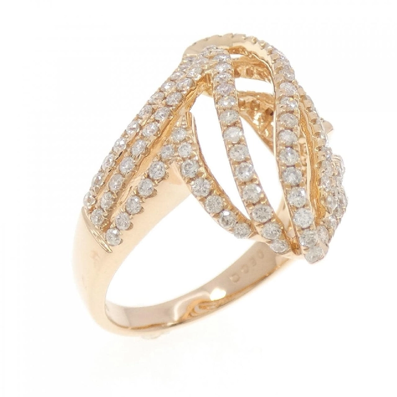 Nhẫn kim cương K18PG 0.90CT 672391