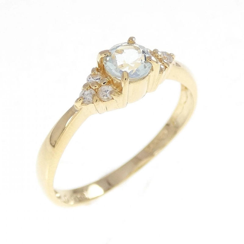 Nhẫn Aquamarine K18YG - Hàng hiệu Chính hãng 854857