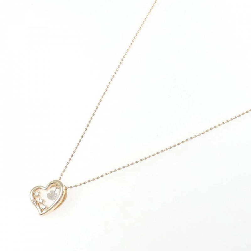 K10PG Dây chuyền kim cương hình trái tim 0.14CT - Hàng hiệu Chính hãng 857472