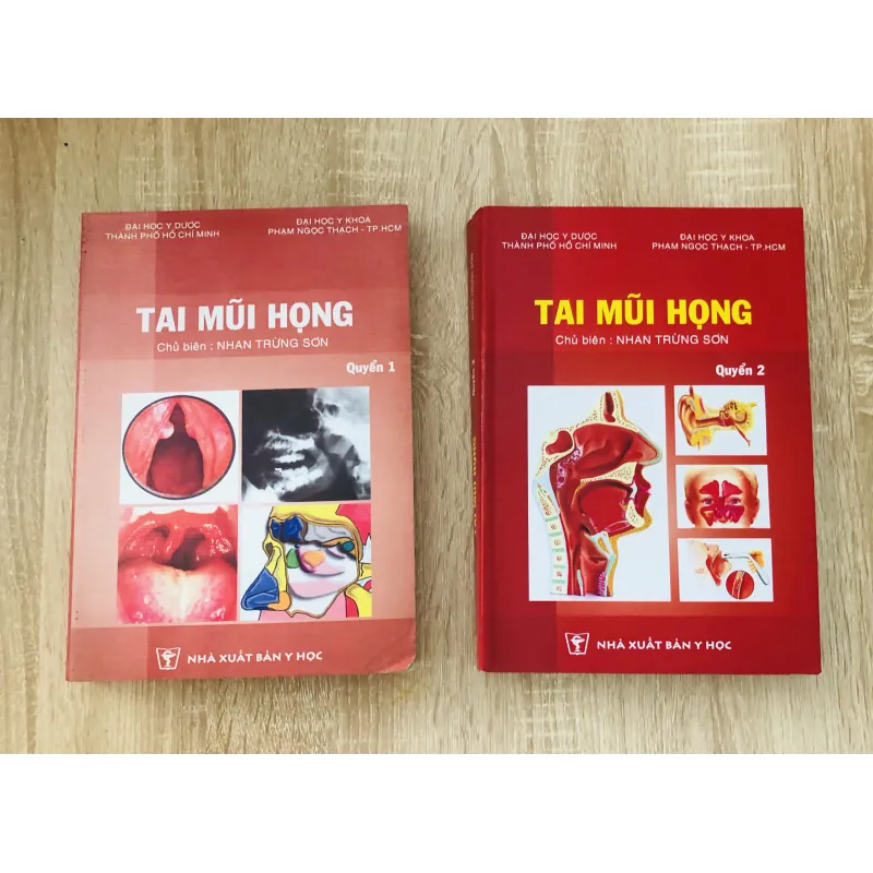 Combo 2 cuốn Tai Mũi Họng (Quyển 1 & Quyển 2) – Chủ biên: Nhan Trừng Sơn 925808