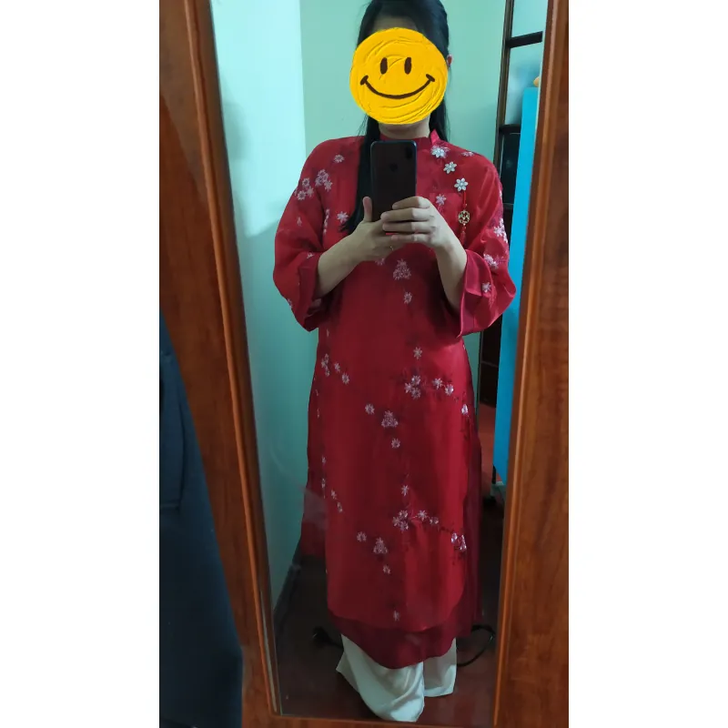 Áo dài dáng suông 927234