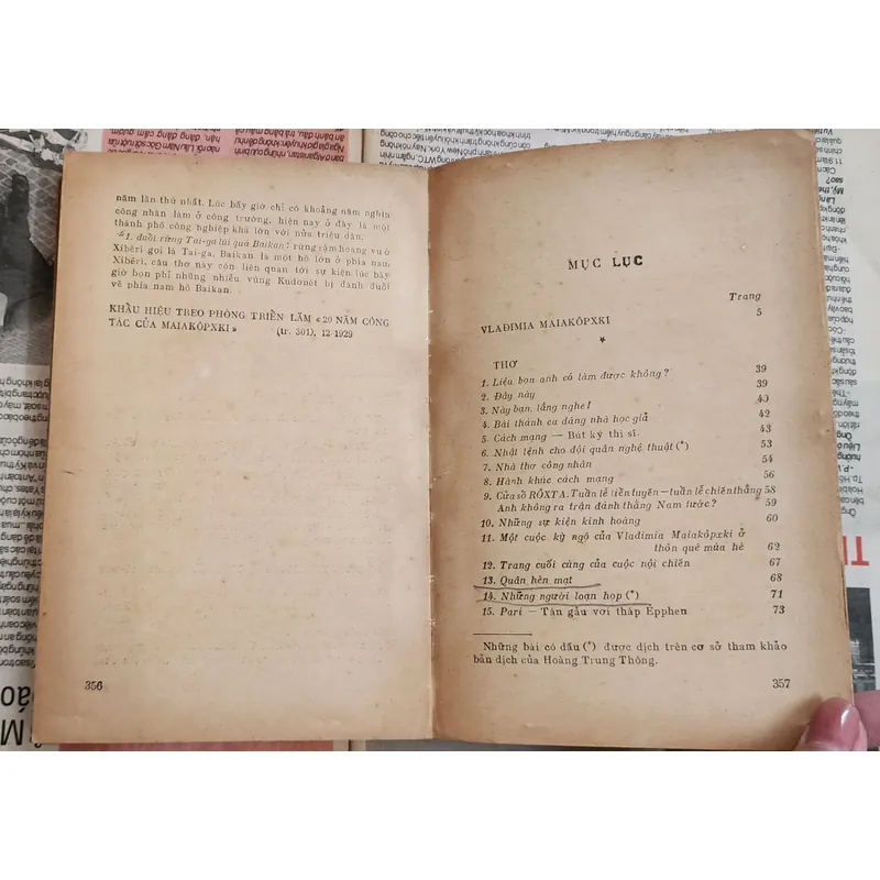 Tuyển thơ Nga của nhà văn Vladimir Vladimirovich Mayakovsky 727196