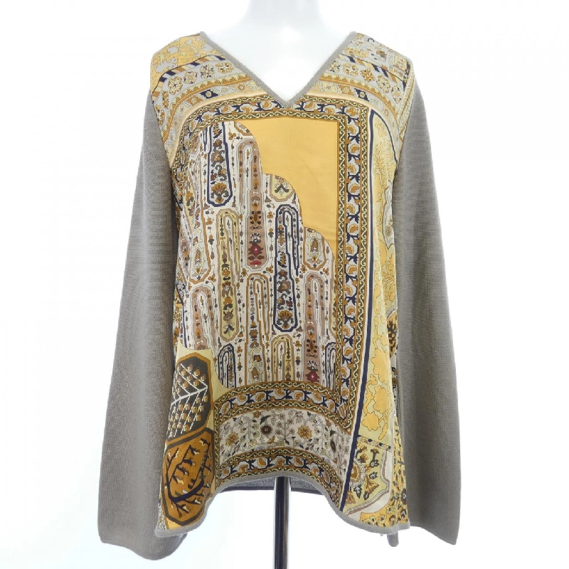 HERMES ÉLLEME ツイルレーヌ ニット - Hàng hiệu Chính hãng 824679