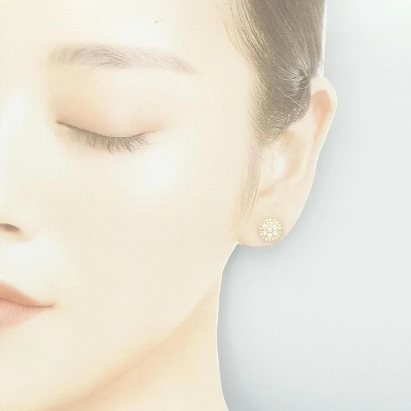 K18YG Bông tai kim cương 0.60CT - Hàng hiệu Chính hãng 875418