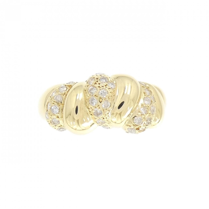 Nhẫn kim cương K18YG 0.33CT 669815