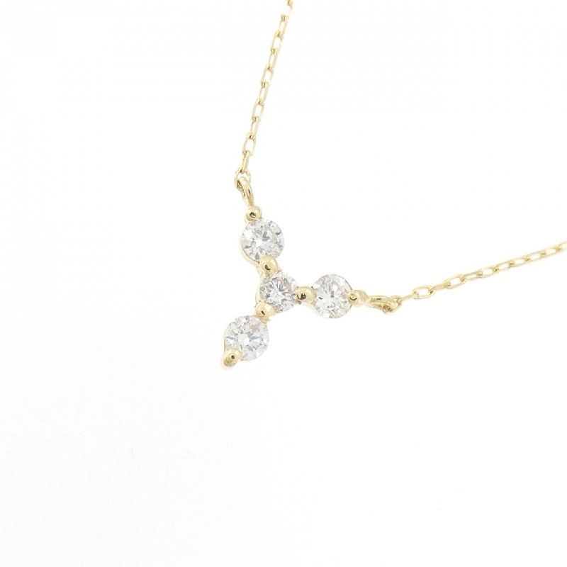 K18YG Dây chuyền kim cương 0.10CT - Hàng hiệu Chính hãng 861781