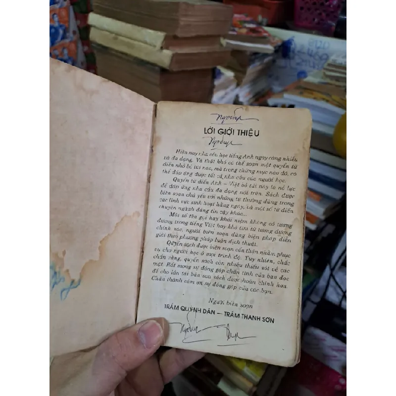 Từ điển Anh Việt - Quỳnh Dân - Thanh Sơn - 1990 mới 80% ố - HỌC NGOẠI NGỮ - HCM0111 628992