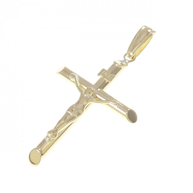 K18YG Mặt dây chuyền hình chữ thập - Hàng hiệu Chính hãng 869574