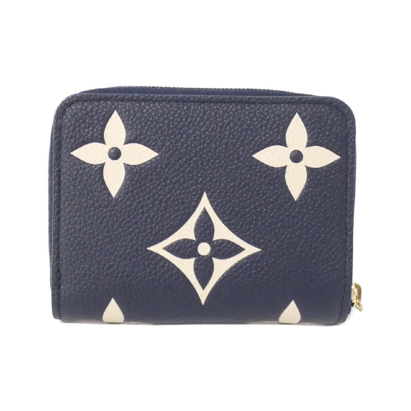 Ví tiền xu Louis Vuitton hai màu Monogram Empreinte Zippy M83606 - Hàng hiệu Authentic 806234