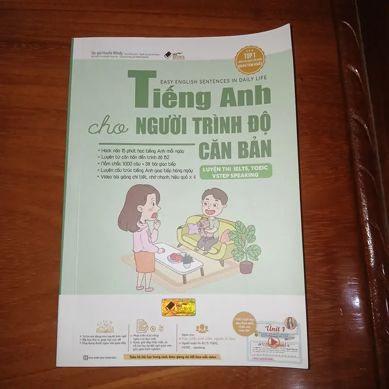 Sách Tiếng Anh cho người trình độ căn bản - luyện thi IELTS, TOEIC, VSTEP SPEAKING 558158