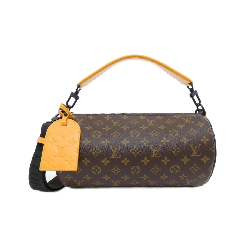 Túi xách vai Louis Vuitton Monogram Macassar Soft Polochon M46691 608476