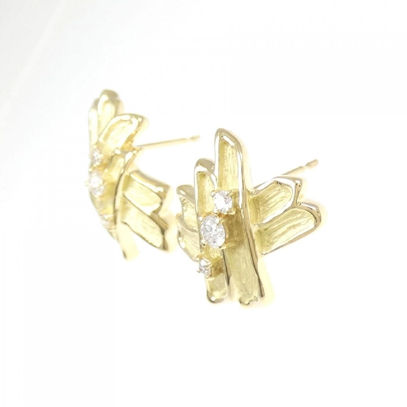 K18YG Bông tai kim cương 0.20CT - Hàng hiệu Chính hãng 868424