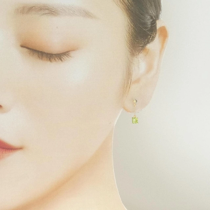 K18YG Peridot Bông tai - Hàng hiệu Chính hãng 869767