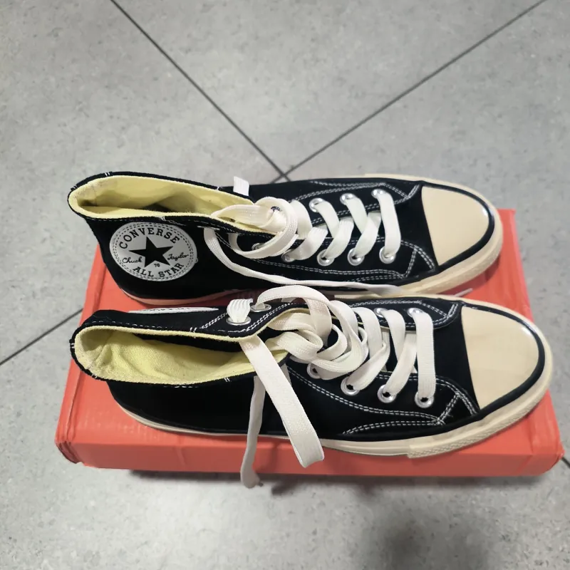 Giày thể thao cổ cao Converse All Star Chuck Taylor Đen  754628