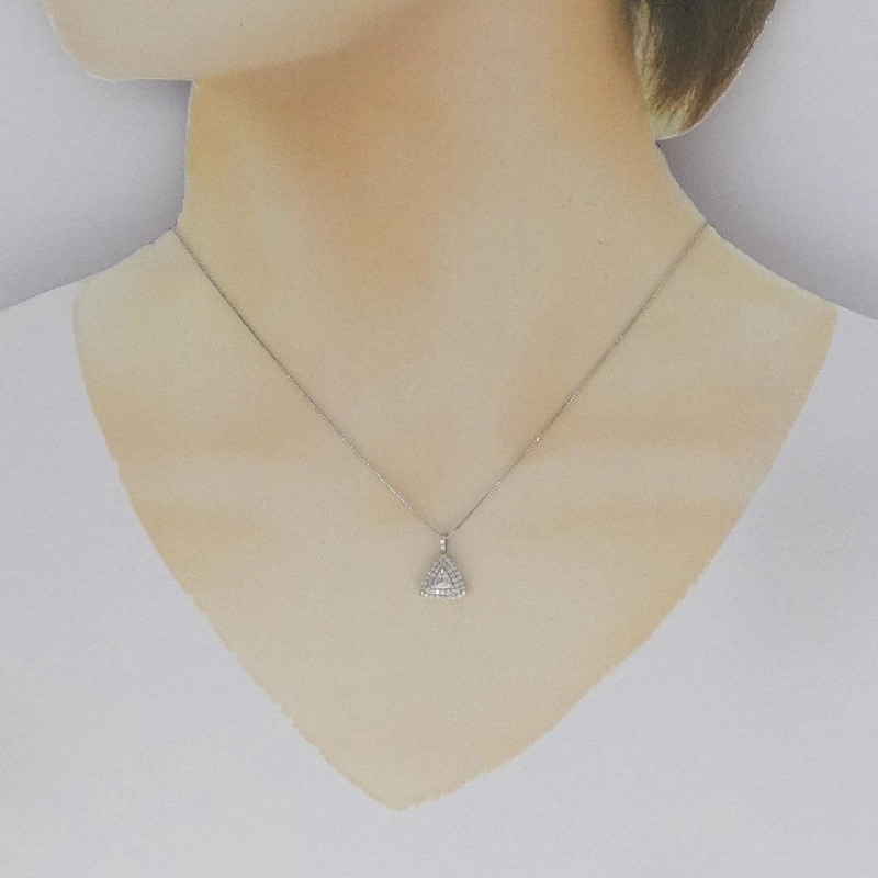 Dây chuyền kim cương PT900/PT850 0.35CT - Hàng hiệu Authentic 867552