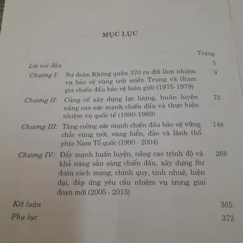 Lịch sử Sư đoàn Không quân 370. Quân chủng Phòng Không- Không Quân 696354