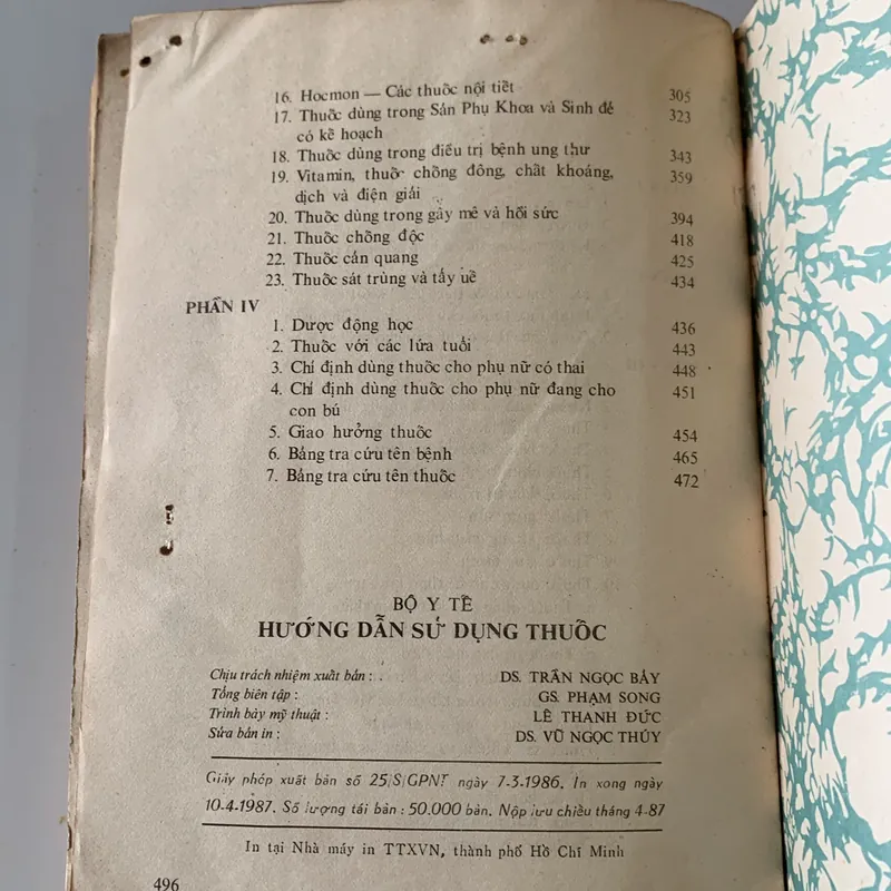 Hướng dẫn sử dụng thuốc, Bộ Y tế 709455