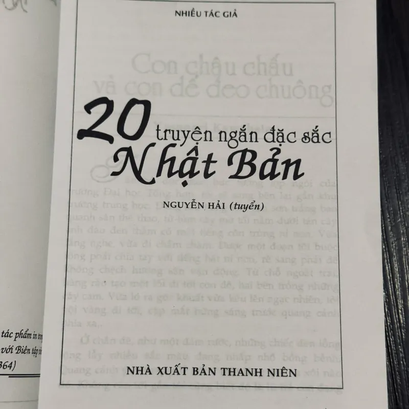 20 truyện ngắn đặc sắc Nhật Bản 577002