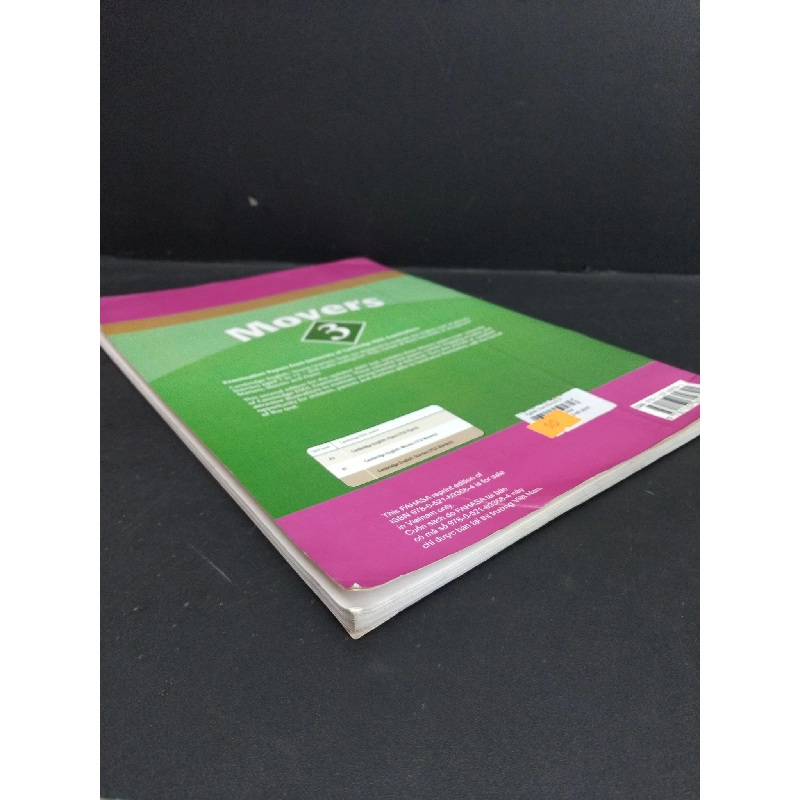 Cambridge young learners English test Cambridge Movers 3 mới 80% bẩn bìa, ố nhẹ 2019 HCM2811 Cambridge HỌC NGOẠI NGỮ 918262