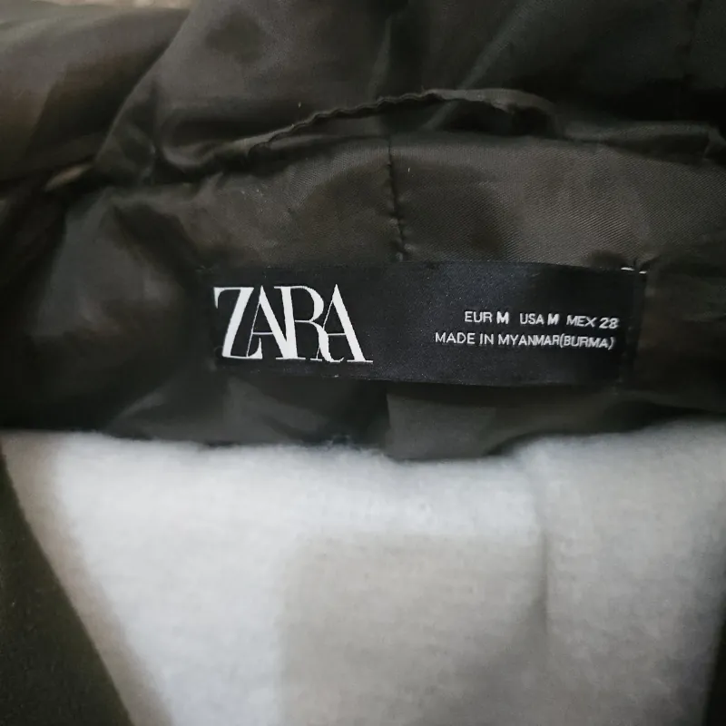 ZARA AUTH+ KHOÁC DẠ MŨ LÔNG+ SIÊU BỀN DÁNG+ Size M 925537