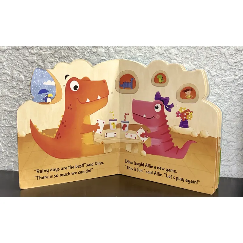 Board book DINO’S RAINY DAY – CÙNG KHỦNG LONG NHỎ VUI CHƠI NGÀY MƯA! 927627