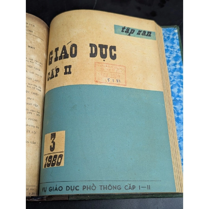 Tập san giáo dục cấp 1 + cấp 2 - các năm 1979,1980,1981 ( tổng cộng 25 số ) 590920