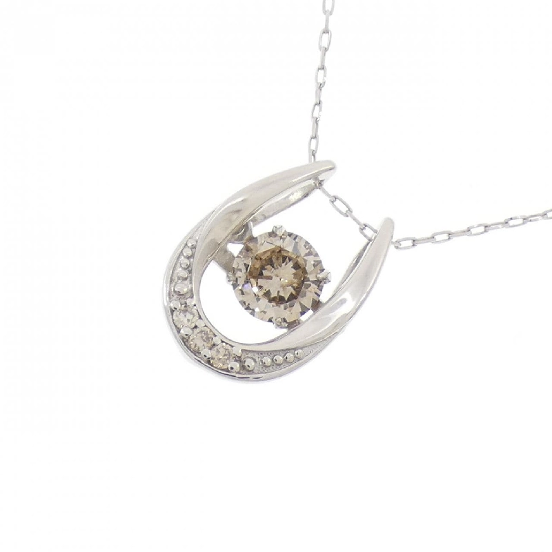 Dây chuyền kim cương PT900 hình móng ngựa 0.30CT - Hàng hiệu Authentic 859037