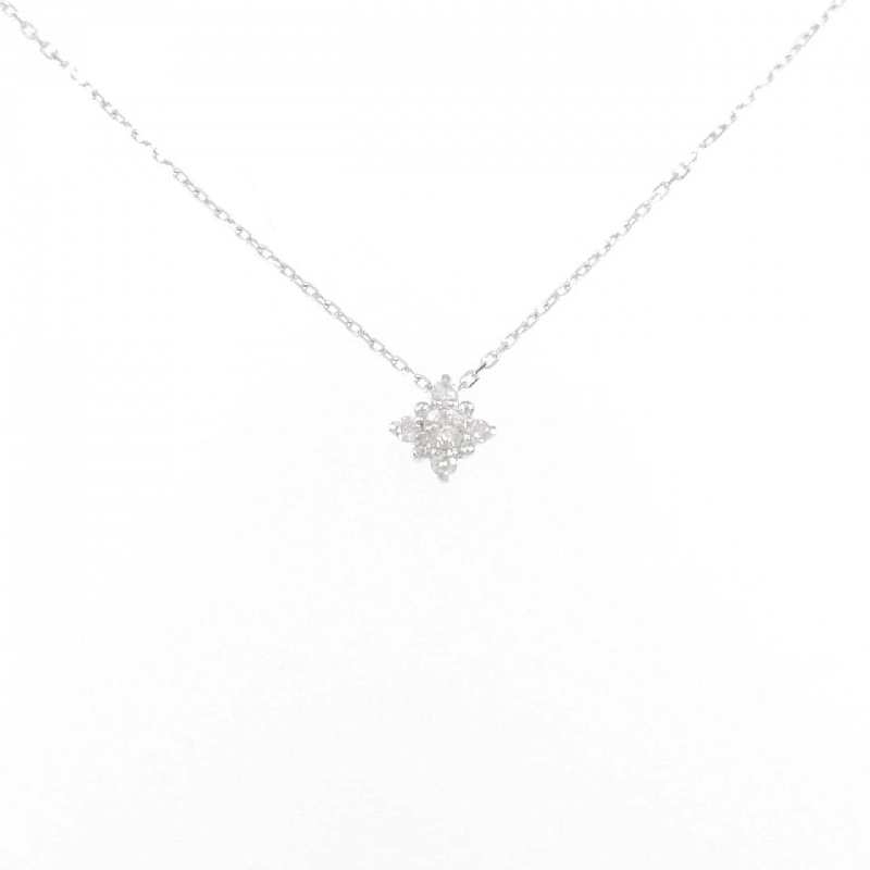 K18WG Dây chuyền kim cương - Hàng hiệu Authentic 862401