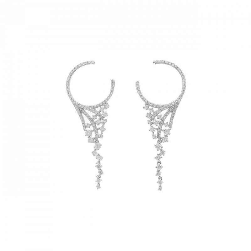 Bông tai kim cương K18WG 1.96CT - Hàng hiệu Chính hãng 870236