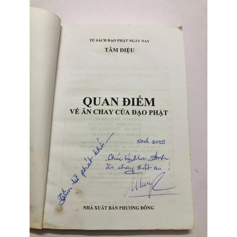 QUAN ĐIỂM VỀ ĂN CHAY CỦA ĐẠO PHẬT - 204 trang, nxb: 2009 360517