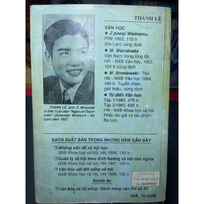 Linh cảm mùa xuân 1999 mới 70% ố bẩn Thanh Lê HPB0906 SÁCH VĂN HỌC 915533