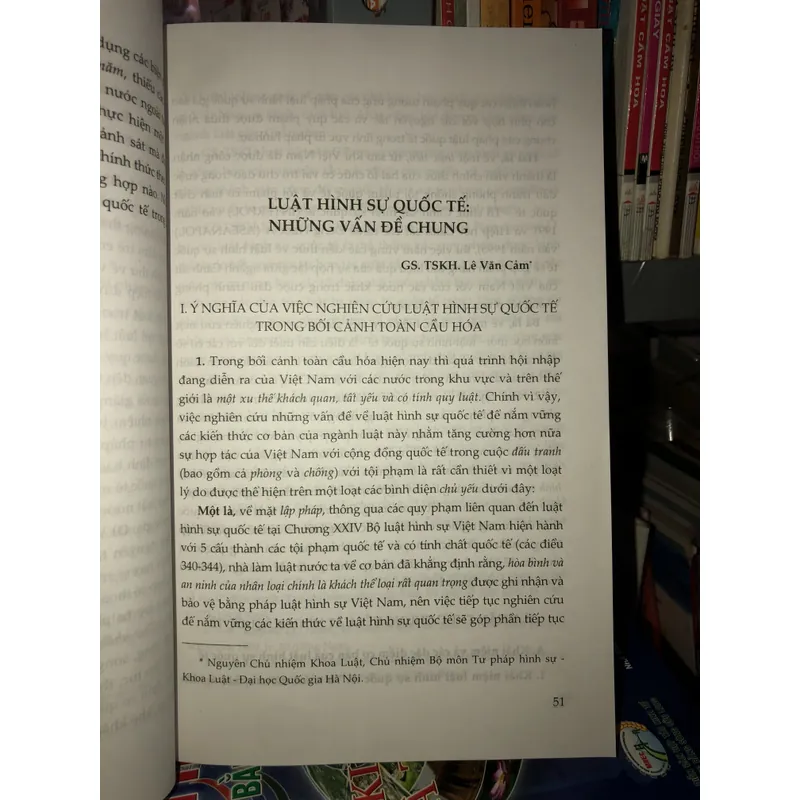 Những vấn đề lý luận, thực tiễn về luật hình sự quốc tế - PGS. TS. Nguyễn Ngọc Chí 596149